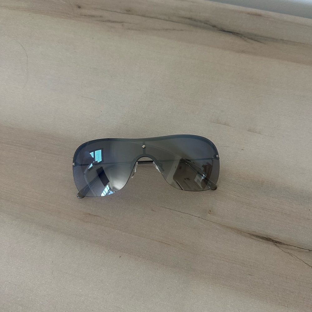Gray Shield Sunglasses